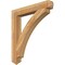 Ekena Millwork Thorton Arts & Crafts Rough Sawn Bracket, Western Red Cedar, 6"W x 44"D x 48"H BKT06X44X48THR03RWR - alternate 1